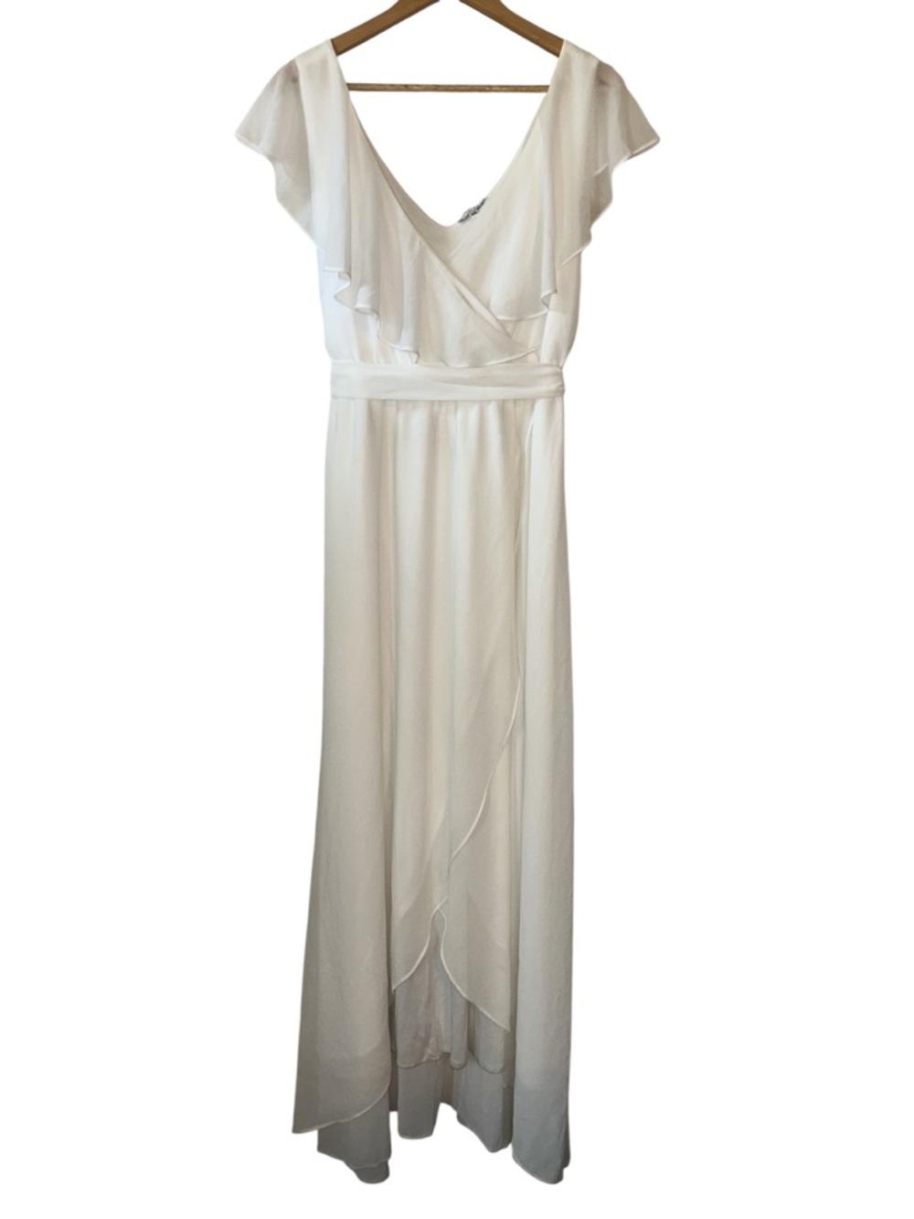 Baltic Born Katya Ruffle Maxi Dress Beach Wedding Elopement Engagement Size XXL - Picture 2 of 10